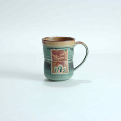Tasse, Henkelbecher, grün, Kanton, Kaffeebecher