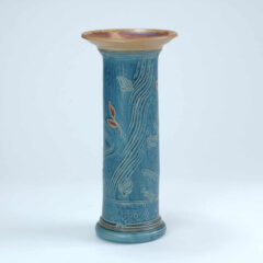 blaue Säulenvase